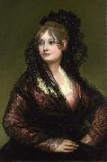 Francisco de Goya Portrait of Dona Isabel Cabos de Porcel oil painting